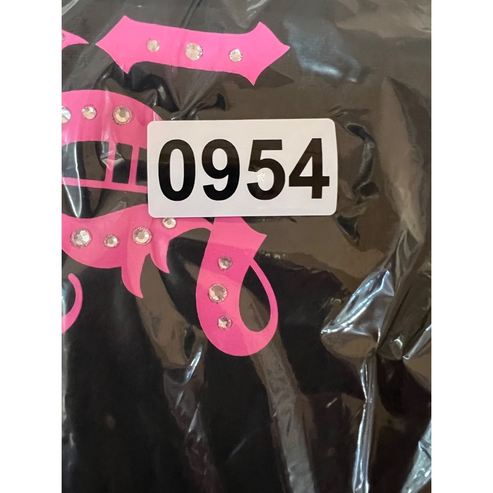 Y2K Victorias Secret PINK  Vintage Foldover Yoga Pants Flare Size XS Bling - Picture 10 of 10